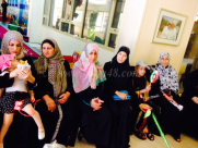 بالصور: ناشطات من يافا واللد يقدمن واجب العزاء باستشهاد الرضيع دوابشة في مستشفى تل هشومير